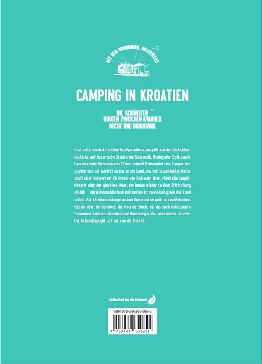 Produktbild: Camping in Kroatien. Die sch&ouml;nsten Routen zwischen Kvarner Bucht und Dubrovnik