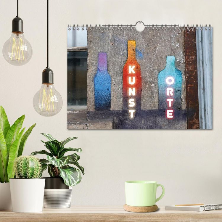 Produktbild: KUNSTORTE (Wandkalender 2026 DIN A4 quer), CALVENDO Monatskalender