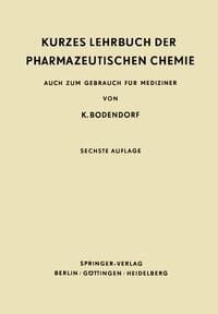 Produktbild: Kurzes Lehrbuch der Pharmazeutischen Chemie