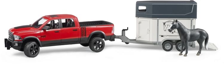 Produktbild: bruder 02501 RAM 2500 Power Wagon + Pferdeanh&auml;nger mit Pferd