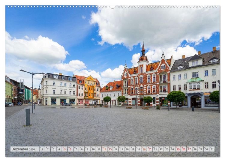 Produktbild: Finsterwalde Impressionen (Wandkalender 2026 DIN A2 quer), CALVENDO Monatskalender