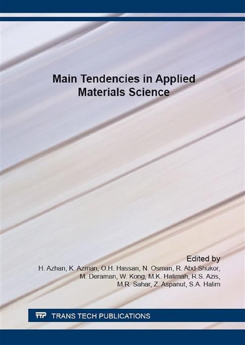 Produktbild: Main Tendencies in Applied Materials Science