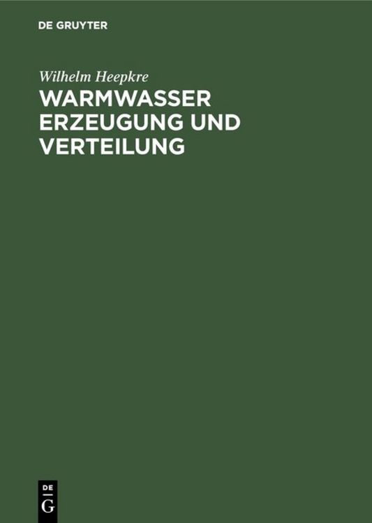 Produktbild: Warmwasser Erzeugung und Verteilung