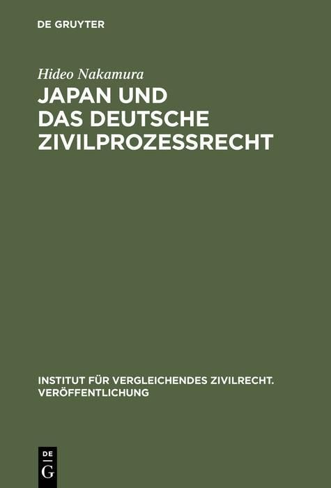 Produktbild: Japan und das deutsche Zivilprozessrecht