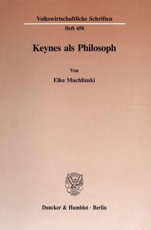 Produktbild: Keynes als Philosoph.