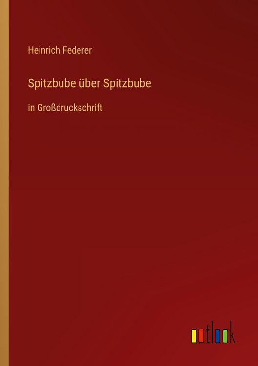 Produktbild: Spitzbube &uuml;ber Spitzbube
