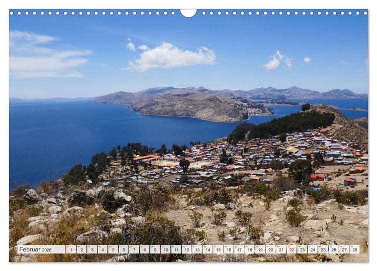 Produktbild: Bolivien - Unterwegs im Hochland (Wandkalender 2026 DIN A3 quer), CALVENDO Monatskalender