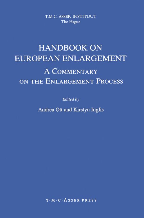 Produktbild: Handbook on European Enlargement:A Commentary on the Enlargement Process