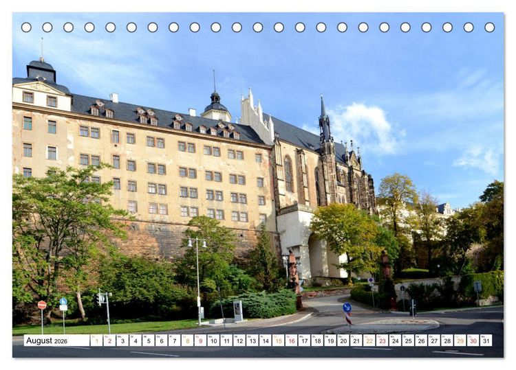 Produktbild: Altenburg, die Stadt des Skat-Spiels (Tischkalender 2026 DIN A5 quer), CALVENDO Monatskalender