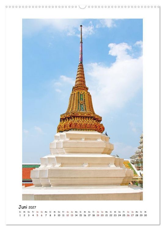 Produktbild: Grand Palace - ber&uuml;hmteste Sehensw&uuml;rdigkeit Bangkoks (Wandkalender 2027 DIN A2 hoch), CALVENDO Monatskalender