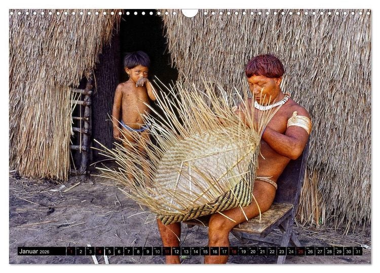 Produktbild: XINGU - Fluss der Menschenwesen (Wandkalender 2026 DIN A3 quer), CALVENDO Monatskalender