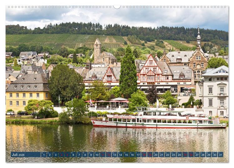 Produktbild: Sehnsuchtsziel Mosel (hochwertiger Premium Wandkalender 2026 DIN A2 quer), Kunstdruck in Hochglanz