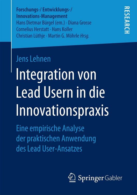 Produktbild: Integration von Lead Usern in die Innovationspraxis