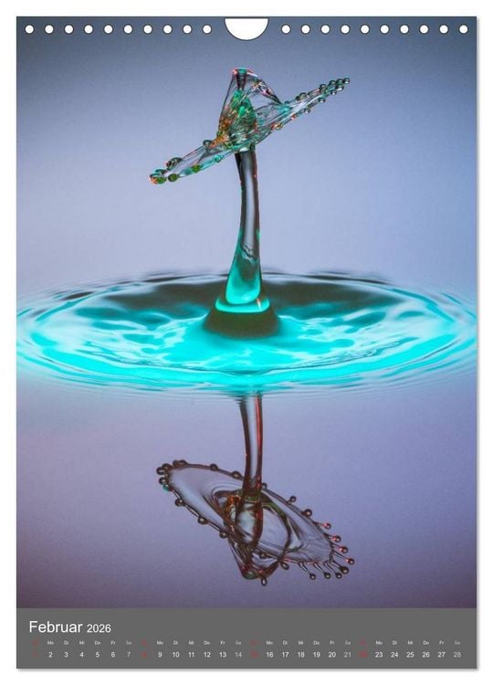 Produktbild: Liquid Art, Highspeed Tropfenfotografie (Wandkalender 2026 DIN A4 hoch), CALVENDO Monatskalender