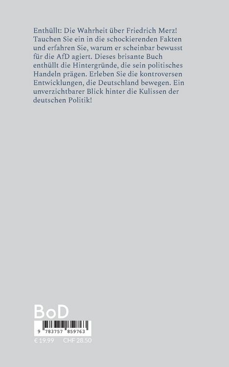 Produktbild: Geheimpolitische Fakten &uuml;ber Friedrich Merz