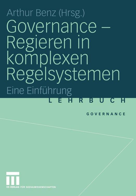 Produktbild: Governance - Regieren in komplexen Regelsystemen
