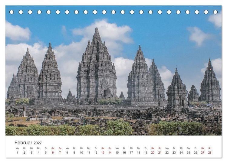 Produktbild: Indonesien - Ein atemberaubender Inselstaat. (Tischkalender 2027 DIN A5 quer), CALVENDO Monatskalender