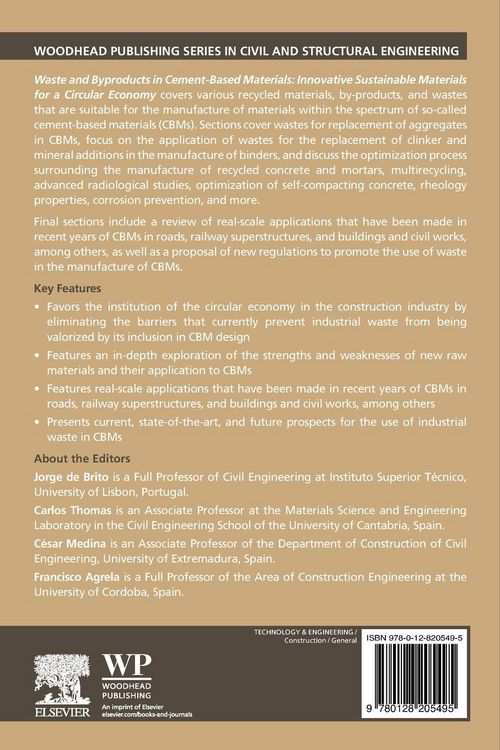 Produktbild: Waste and Byproducts in Cement-Based Materials