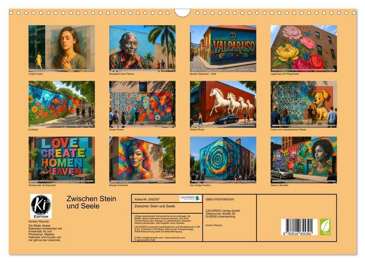 Produktbild: Zwischen Stein und Seele (Wandkalender 2026 DIN A3 quer), CALVENDO Monatskalender