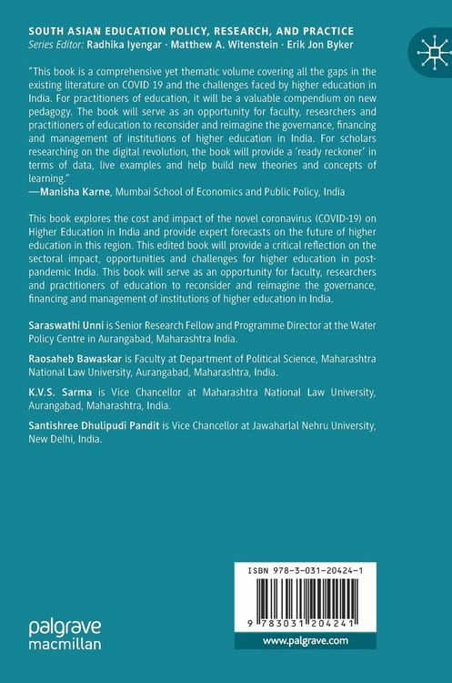 Produktbild: COVID-19 and the Future of Higher Education In India