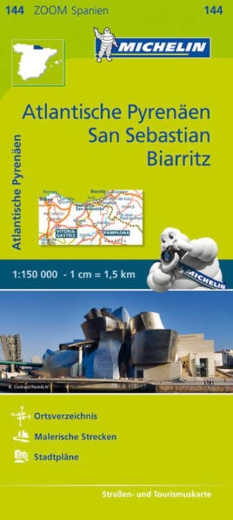 Produktbild: Michelin Zoomkarte Atlantische Pyren&auml;en