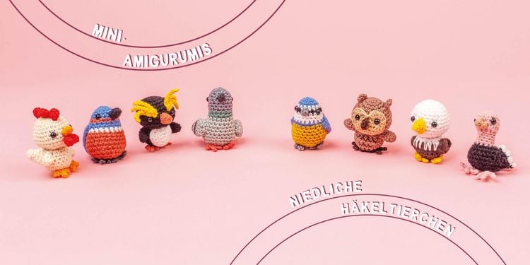 Produktbild: Mini-Amigurumis &ndash; S&uuml;&szlig;e V&ouml;gelchen