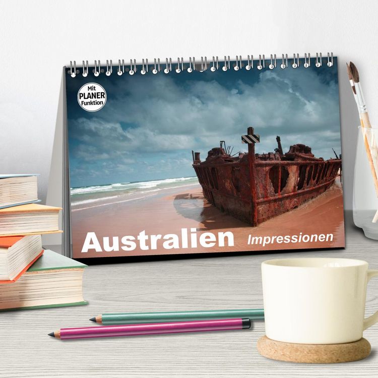 Produktbild: Australien. Impressionen (Tischkalender 2026 DIN A5 quer), CALVENDO Monatskalender