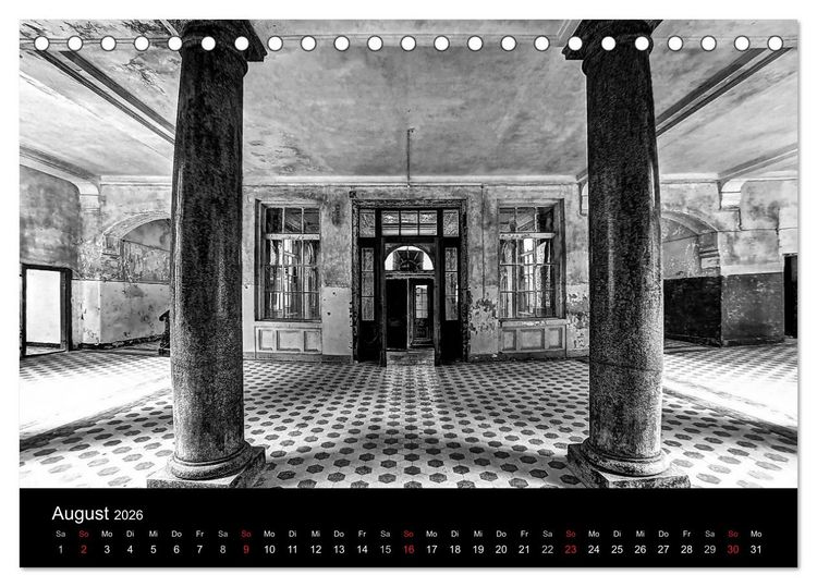 Produktbild: lost beauty (Tischkalender 2026 DIN A5 quer), CALVENDO Monatskalender