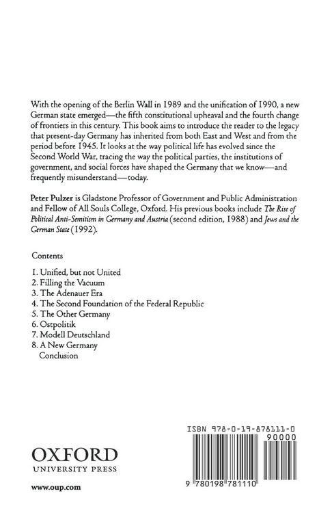 Produktbild: German Politics 1945-1995