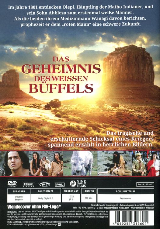Produktbild: Das Geheimnis des wei&szlig;en B&uuml;ffels