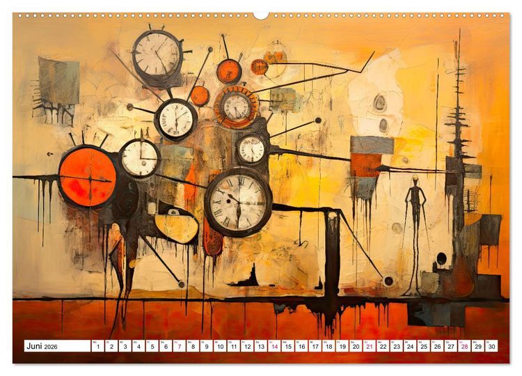 Produktbild: Gedankenreise in eine surreale Welt (Wandkalender 2026 DIN A2 quer), CALVENDO Monatskalender