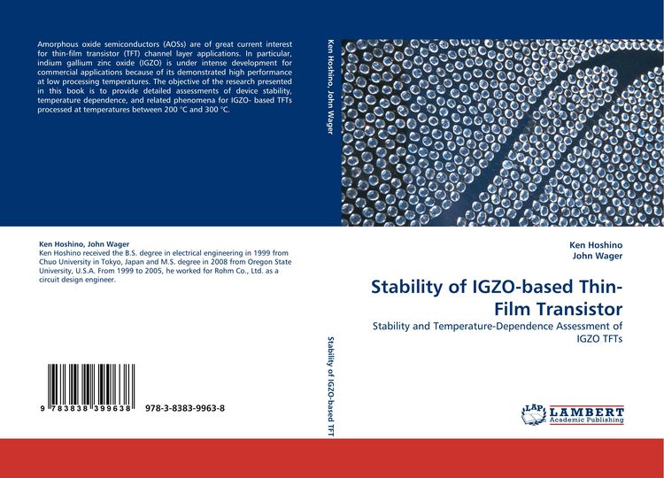 Produktbild: Stability of IGZO-based Thin-Film Transistor