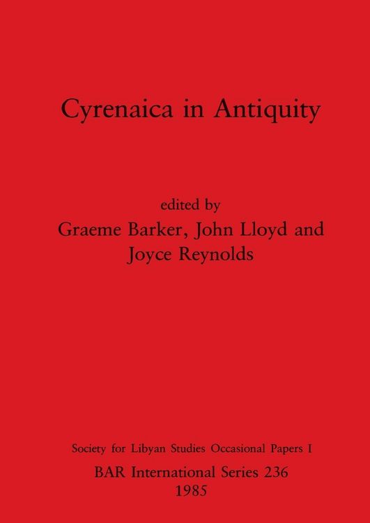 Produktbild: Cyrenaica in Antiquity