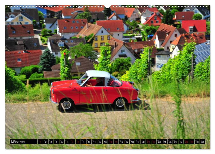 Produktbild: Goggomobil Coup&egrave; 250 TS (Wandkalender 2026 DIN A2 quer), CALVENDO Monatskalender