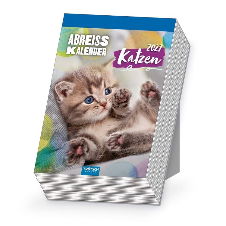 Produktbild: TR&Ouml;TSCH - Abrei&szlig;kalender Katzen 2027