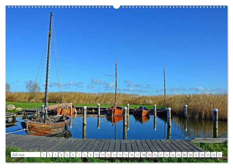 Produktbild: Faszination Fischland-Dar&szlig;-Zingst (Wandkalender 2026 DIN A2 quer), CALVENDO Monatskalender