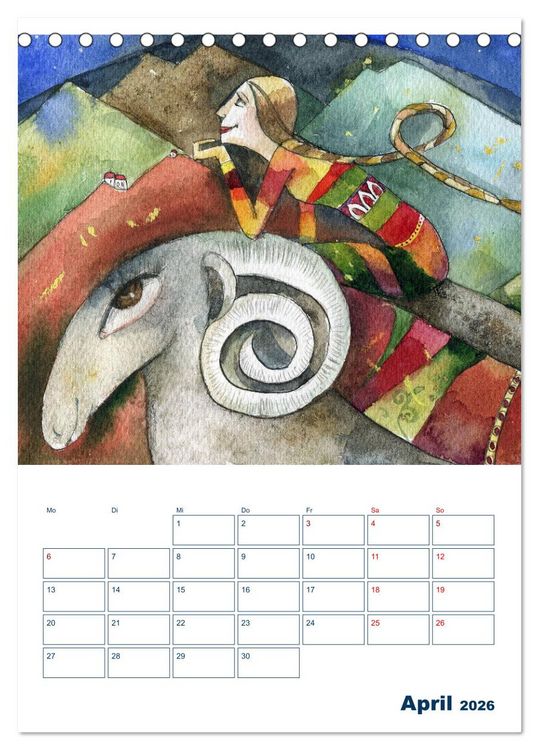 Produktbild: Im Wandel der Sterne (Tischkalender 2026 DIN A5 hoch), CALVENDO Monatskalender