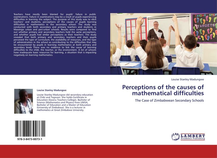 Produktbild: Perceptions of the causes of mathematical difficulties
