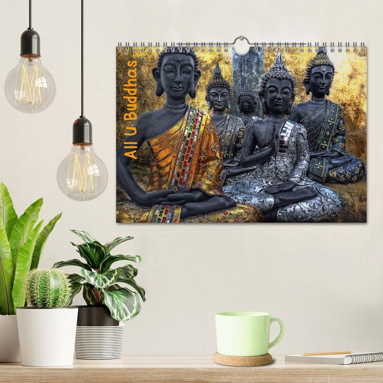 Produktbild: All U Buddhas (Wandkalender 2026 DIN A4 quer), CALVENDO Monatskalender