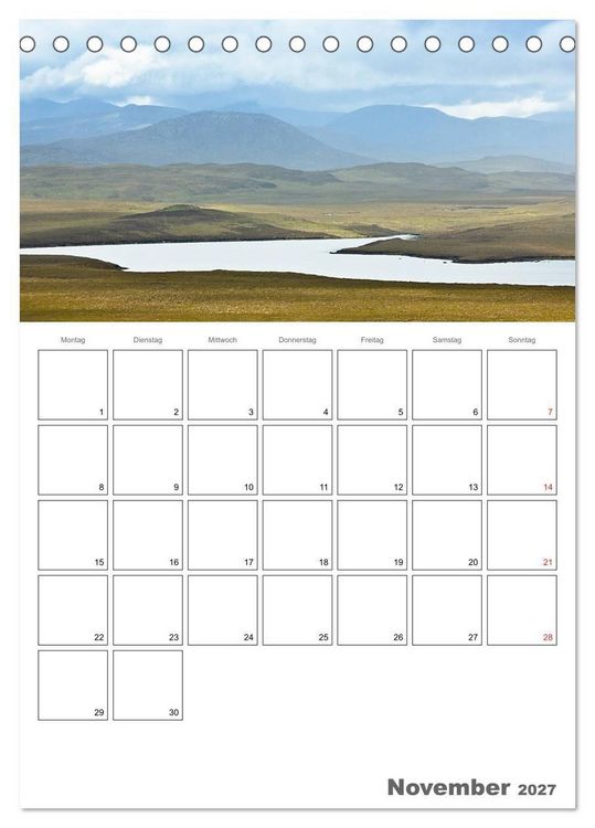 Produktbild: Schottland f&uuml;r Naturliebhaber (Tischkalender 2027 DIN A5 hoch), CALVENDO Monatskalender