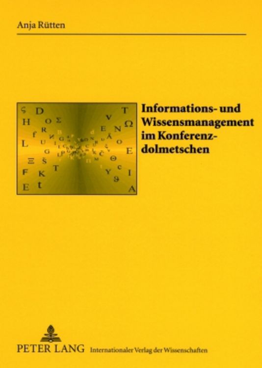 Produktbild: Informations- und Wissensmanagement im Konferenzdolmetschen