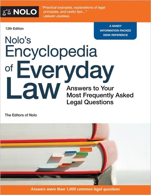 Produktbild: Nolo's Encyclopedia of Everyday Law