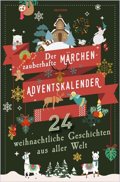 Produktbild: Der zauberhafte M&auml;rchen-Adventskalender. 24 weihnachtliche Geschichten aus aller Welt