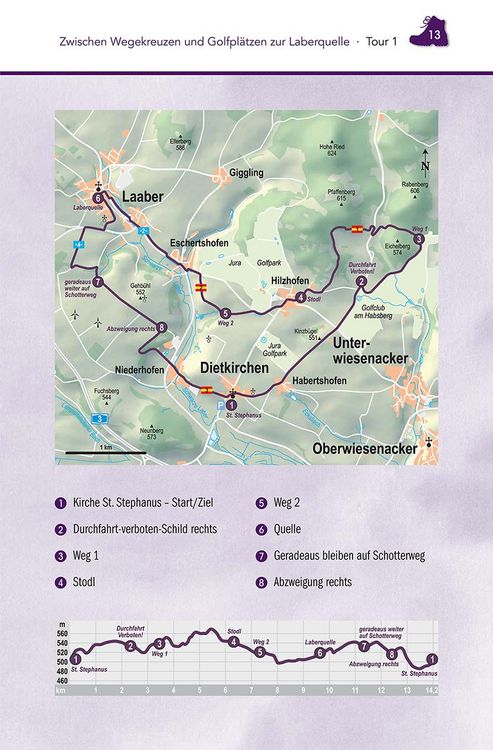 Produktbild: Wanderf&uuml;hrer Oberpf&auml;lzer Jura & Tal der Schwarzen Laber