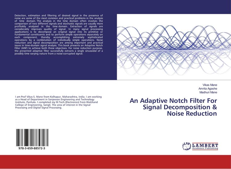 Produktbild: An Adaptive Notch Filter For Signal Decomposition & Noise Reduction