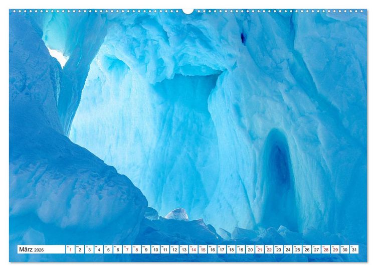 Produktbild: Eisberge - Gr&ouml;nlands magische Eisgestalten (hochwertiger Premium Wandkalender 2026 DIN A2 quer), Kunstdruck in Hochglanz