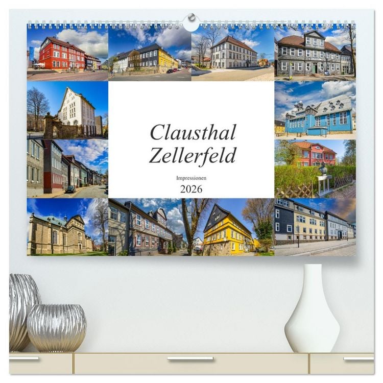 Produktbild: Clausthal Zellerfeld Impressionen (hochwertiger Premium Wandkalender 2026 DIN A2 quer), Kunstdruck in Hochglanz