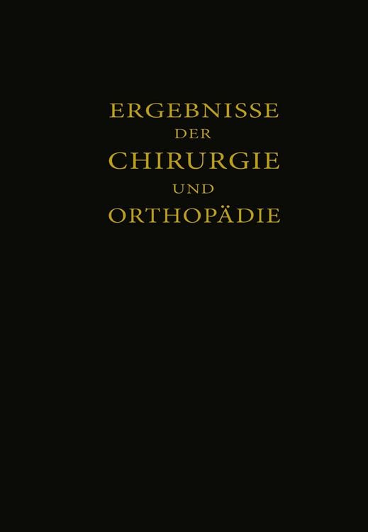 Produktbild: Ergebnisse der Chirurgie und Orthop&auml;die