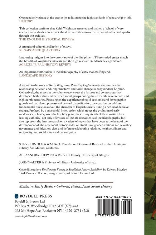 Produktbild: Remaking English Society