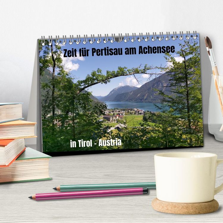 Produktbild: Zeit f&uuml;r Pertisau am Achensee in Tirol - Austria (Tischkalender 2026 DIN A5 quer), CALVENDO Monatskalender